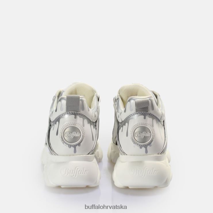 bijela/srebrna Buffalo cld corin tenisica low vegan |tenisice TDD6T757
